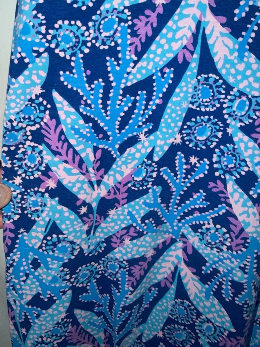 LILLY PULITZER BARTON BLU STAR GAZING SHORT SLEEVE ETTA DRESS size XS